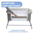 thumbnail image 4 of Chicco Next2Me Magic Evo Colecho Taupé Con Ruedas Balancín gris Grande, 4 of 7