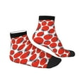 thumbnail image 6 of Salouo Hand Drawn Tomatoes Pattern Unisex Middle Tube Socks,Middle-Finger Knee High Socks Over The Calf Tube Stocking Crew Stockings for Women and Men Tube Socks, 6 of 8