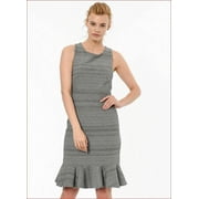new BANANA REPUBLIC women dress 782578 white black navy 8 MSRP $138