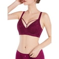 thumbnail image 1 of Sujetador de talla grande para mujer Sujetador de encaje fino acolchado con sujetadores con aro Irfora Ropa interior de mujer, 1 of 5