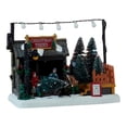 thumbnail image 3 of Figura en miniatura de casa navideña iluminada, adorno de escritorio con luces para cocina, , amigos y fiestas., 3 of 9