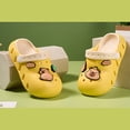 thumbnail image 5 of Huowey Summer Toddler Girls Clogs Garden Shoes Cute Cartoon Animal Graphic Lightweight Non- Tole Breathable Water Sandals Outdoor Beach Pool Soft Casual Footwear Slipper,Yellow,9-10 Years, 5 of 7