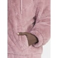 thumbnail image 4 of Time and Tru Women's and Women's Plus Faux Fur Hoodie Jacket, Sizes XS-2X, 4 of 5