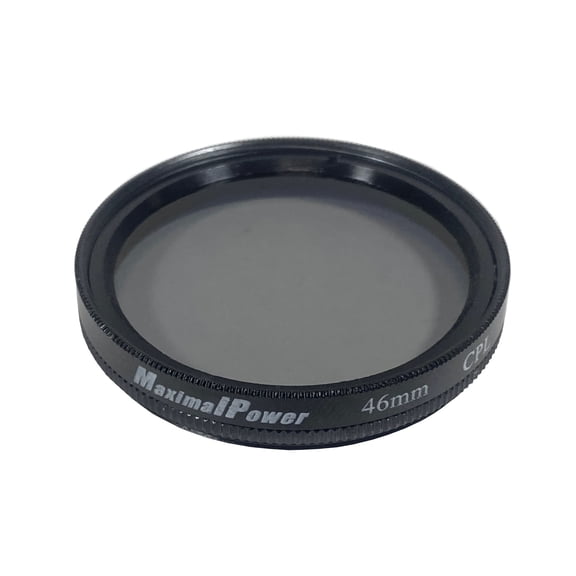 MaximalPower 46mm Circular Polarizer (CPL) Lens Filter for Camera Lenses