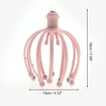 thumbnail image 5 of Vocoste 1 Pc Women Durable Eighteen Claw Ball Bearing Style Head Massager for Home Pink, 5 of 5