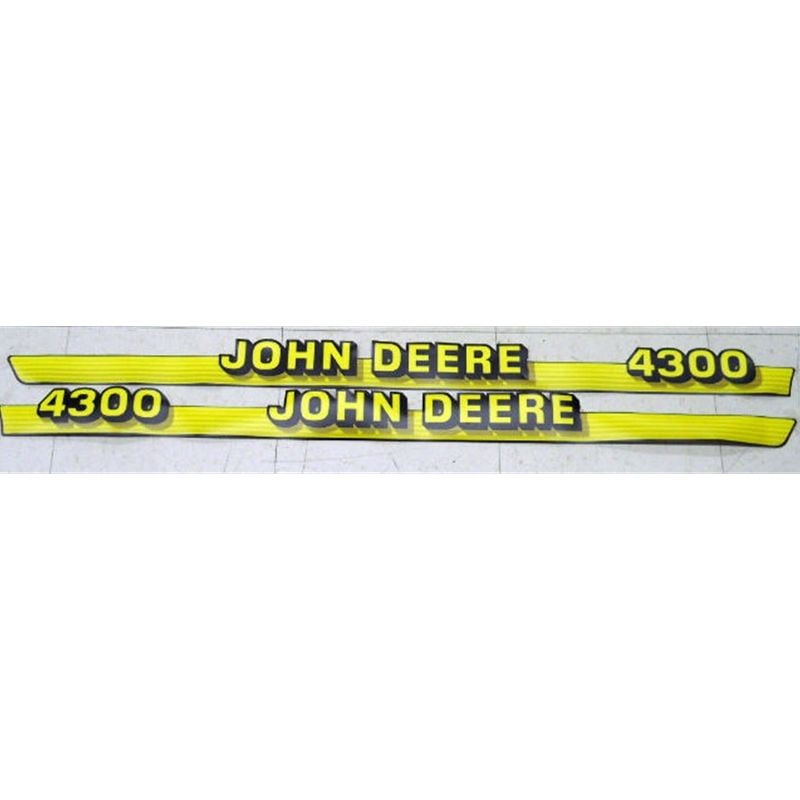 John Deere Hood Trim Decal Set M116866 M116867 4300