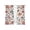 Red, variant on Boho Flowers Sheer Curtains 63 Inch Length 2 Panels Set, Watercolor Red Orange Floral Branch Leaf Voile Window Treatment Rod Pocket Curtains Sheers Drapes for Bedroom/Living Room/Kitchen 52x"63"x2