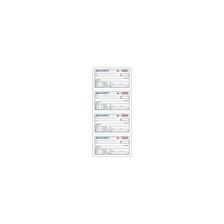 Adams® Carbonless 2-Part Money/Rent Receipt Book, 5 1/4" x 11", Book Of 200 Sets