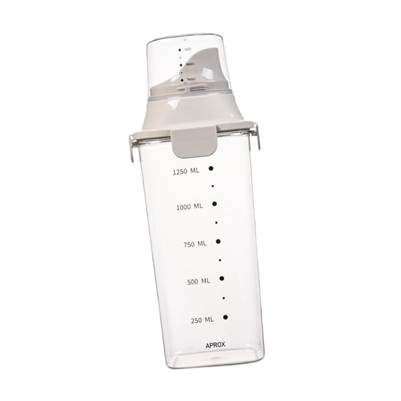 Recipiente para granos secos y harina, recipiente hermético para cocina, transparente para arroz. 15 litros