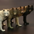 thumbnail image 2 of 20cm Simulation Wolf Animal Model PVC Statue Educational Kids Toy Home Decor, 2 of 4
