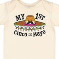 thumbnail image 4 of Inktastic My First Cinco De Mayo Sombrero and Mustache Boys or Girls Baby Bodysuit, 4 of 5