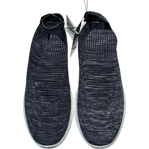 Members Only Light Weight Breathable Sneakers Navy Mens 10 Knit Slip On NEW