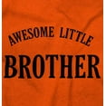 thumbnail image 2 of Awesome Little Brother Siblings Youth T Shirt Tee Boys Infant Toddler Brisco Brands 12M, 2 of 5