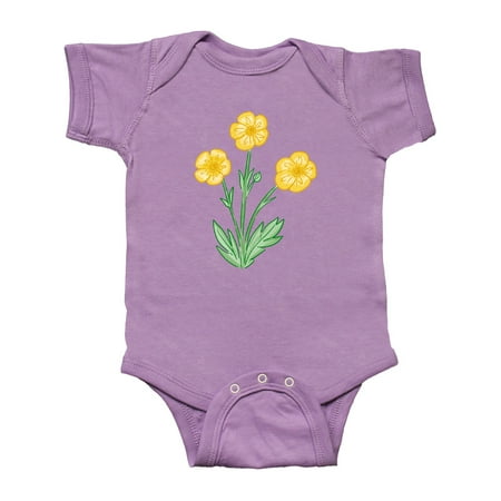 

Inktastic Yellow Buttercup Flowers Gift Baby Boy or Baby Girl Bodysuit