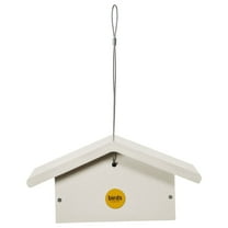 Birds Choice Recycled Poly Lumber Upside-down Single Suet Bird Feeder, Sea Salt