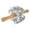 Silver, variant on Miyuadkai 6-Cut Rotating Donut Making Mold, Donut Cutter Roller Round Shape Donut Cookie Cutter 6 Cut Revolving Donut Maker Stainless W Handle Revolving Donut Cutter Maker Dough Baki