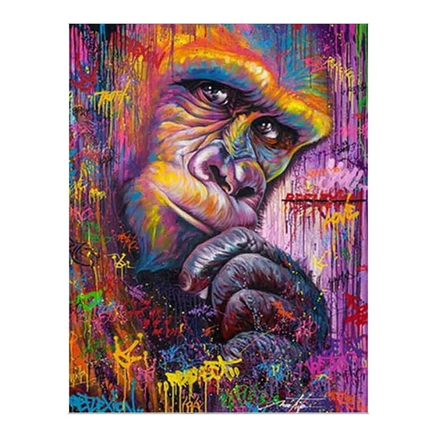 Injueey Comenzó con kits de pintura artística con diamantes para principiantes, kits de pintura artística con diamantes 5D para pasatiempos Artesanía