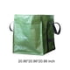 thumbnail image 3 of Scienceny Bolsa de basura de jardín plegable verde - portátil y reutilizable para un fácil almacenamiento Bolsa de reciclaje plegable Herramientas eléctricas, 3 of 6