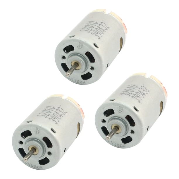 3X Motor Magnético de Alta Velocidad para Felpa de Juguete Eléctrico, DC 12V 21000RPM