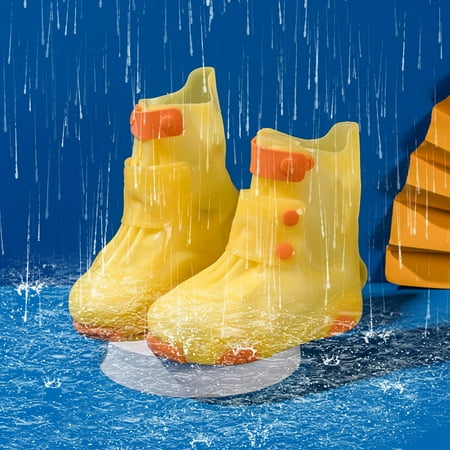 

Children Cute Cartoon Fashion Waterproof Non Slip Rain Boots Shoe Cover Rain Boots Soft Bottom Fashion Rain Boots Shoe Cover