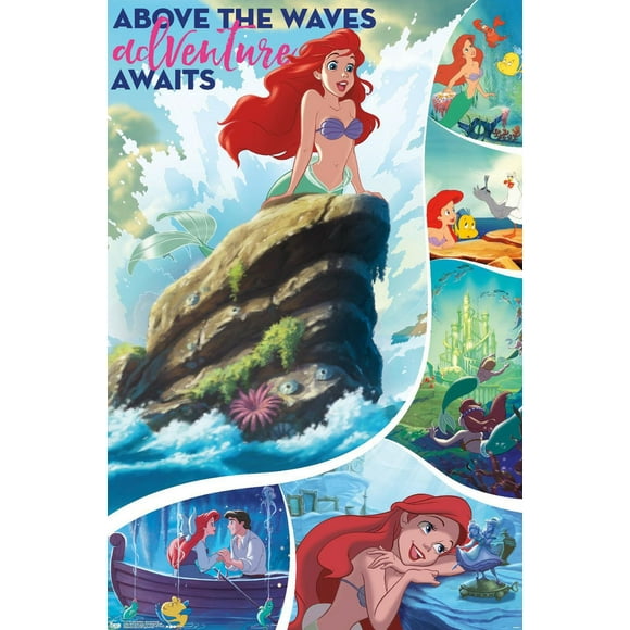 Disney The Little Mermaid - 30th Anniversary Wall Poster, 22.375" x 34"