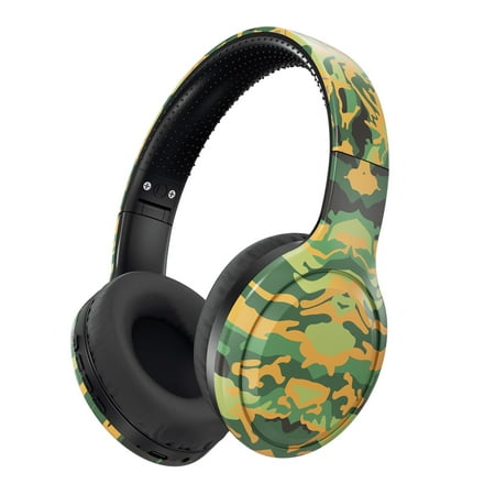 Bluetooth Headphones Kids Kids Wireless Headphones Kids Bluetooth Headphones Kids Headphones Wireless HD Sound Over-Ear Foldable Bluetooth 5.3 Headsets for Boys Girls School Travel(Green)