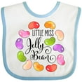 thumbnail image 3 of Inktastic Little Miss Jelly Bean Boys or Girls Baby Bib, 3 of 4