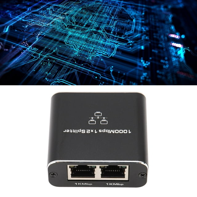 Divisor De Red RJ45, Dos Dispositivos Comparten 1 A 2 Divisores De Cable Ethernet Con Indicador LED Para Enrutador