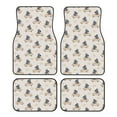 thumbnail image 1 of Disketp Hippos Driving A Car for Crystal Velvet Car Mats Four-Piece Set,All-Season Automotive Protection, Vehicles, Cars, Trucks, and SUVs,Anti-Slip Design, 1 of 7