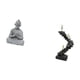 thumbnail image 5 of Estatua de mono,Estatua de Buda Mono para Interiores y Exteriores Budista,Estatua de escalera,Estatua de escalera con libros para escalar,decoración artística,Escultura de escalera de, 5 of 8