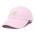 thumbnail image 5 of Dalix UFO Embroidered Alien Dad Hat Cotton Baseball Cap Adjustable Mens in Washed Pink, 5 of 5