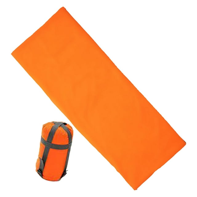 Saco de dormir tipo sobre Colamx individual para senderismo Naranja