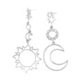 thumbnail image 2 of TopLLC Earrings Bohemian Style Asymmetric Sun Geometric Earrings Star Earrings, 2 of 8