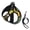 Colour7, variant on Psychedelic Mushroom Skull Pet Leash Vest Small Dogs Cats Puppy Harness With Leash Reflective No Choke Small