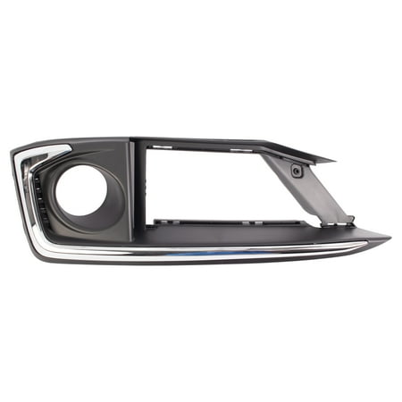 TRQ Front Left Fog Light Bezel Fits 2019-2021 Honda Civic LTA04714