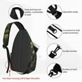 thumbnail image 3 of Sling Backpack Crossbody Sling Bag for Women Men Shoulder Bag Travel Hiking Daypack, 3 of 6