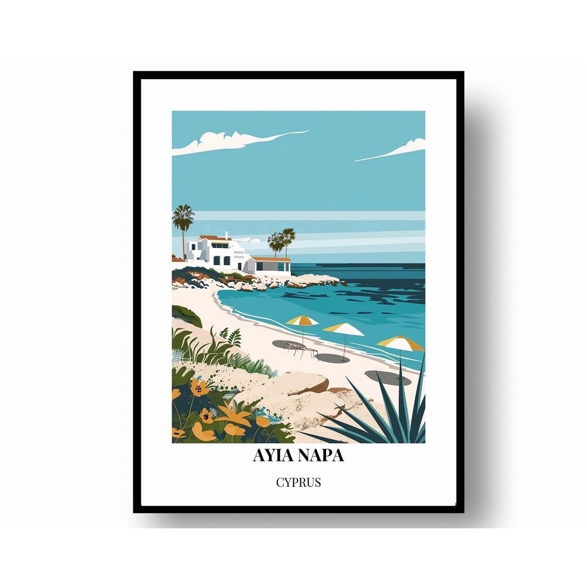 Travel Poster: Ayia Napa Cyprus