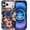 Bustling Flower, variant on Case for iPhone 17 Pro, Compatible with Magsafe Shockproof Hard Shell Soft Silicone 2 in 1 Hybrid Shockproof Bumper Drop Protective Retro Bee Flower