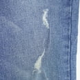 thumbnail image 3 of KIDSCOOL SPACE Little Boys Jeans,Kids Elastic Band Inside Ripped Holes Denim Pants,Light Blue,5-6 Years, 3 of 5