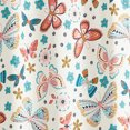 thumbnail image 2 of Your Zone Print Room Darkening Curtain Panel Pair, Set of 2, Multi-Color Butterfly, 30" W x 84"L, 2 of 10