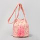 thumbnail image 1 of Bolso bohemio para mujer, bolso de lona con cordón y borla, bolso de playa de verano (rosa), 1 of 8