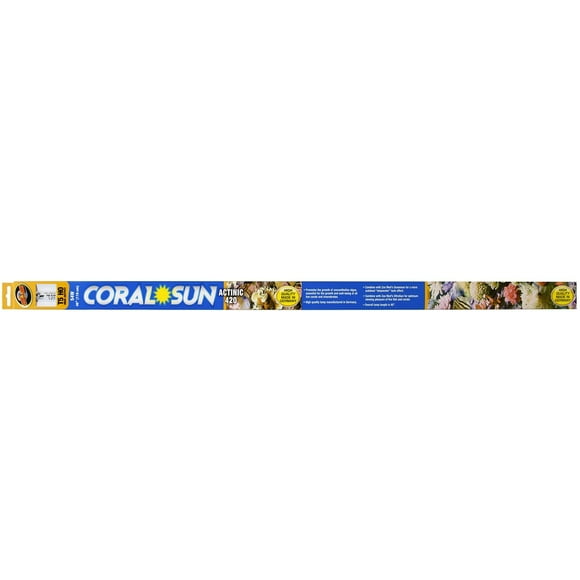 Zoo Med Coral Sun Actinic 420 Coral Bulb T5 High Output 54-Watt, 46-Inch
