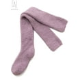 thumbnail image 3 of GustaveDesign Women's Thicken Velvet Stockings, Extra Long Over High Knee Coral Fleece Socks, Fuzzy Slipper Socks for Christmas Gifts "Purple", 3 of 10