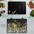 thumbnail image 5 of Renewold Glass Top Stove Cover Electric Stove Mat Foldable Non-slip Cooktop Mat Multipurpose Washer Dryer Top Protector Range Cover for Kitchen Counter, Mushroom Moon Daisy Leaf, 5 of 7