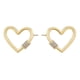 thumbnail image 1 of Finos Aretes Corazón Con Swarovski Oro Lam 14k Estuche, 1 of 7