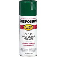 Glass Hunter - 2-Pack Value - Rust-oleum stops rust gloss protective enamel hunter green spray paint, 12 oz