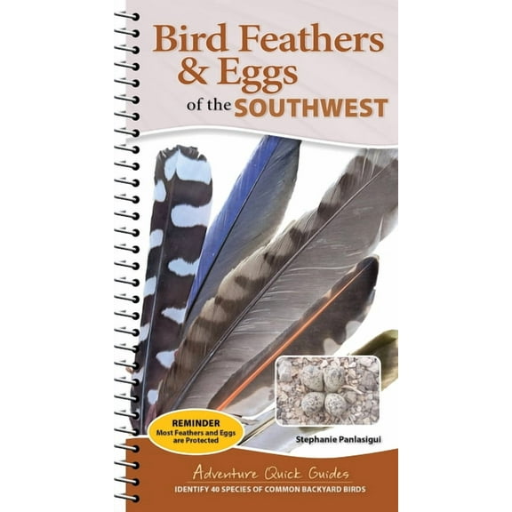 Adventure Quick Guides Bird Feathers & Eggs of the Southwest: Identify 40 Species of Common Backyard Birds, (Spiral-Bound)