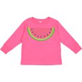 thumbnail image 3 of Inktastic Watermelon Slice Boys or Girls Long Sleeve Toddler T-Shirt, 3 of 5