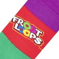thumbnail image 3 of Crazy Socks – Froot Loops Cereal Novelty Crew Socks – Medium – Colorful Breakfast Food Graphic Fun, 3 of 6