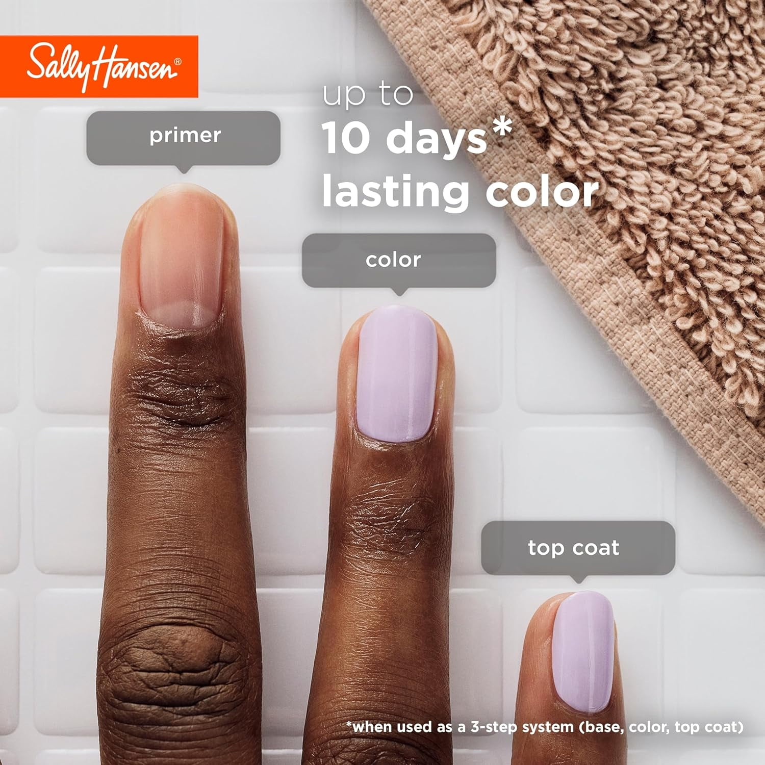 Sally Hansen Miracle Gel Nail Polish, 533 Brewberry, 0.5 fl oz, No UV Lamp Needed